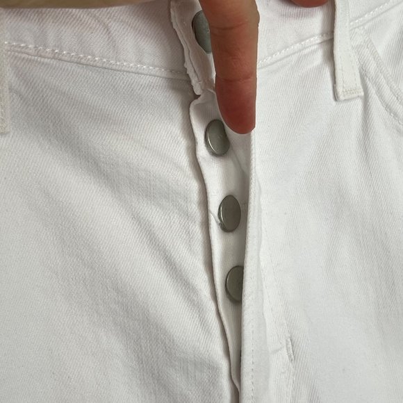 Joes Jeans Womens Scout White Mid Rise Slim Boyfriend Jeans Button Fly size 30 - Picture 7 of 14